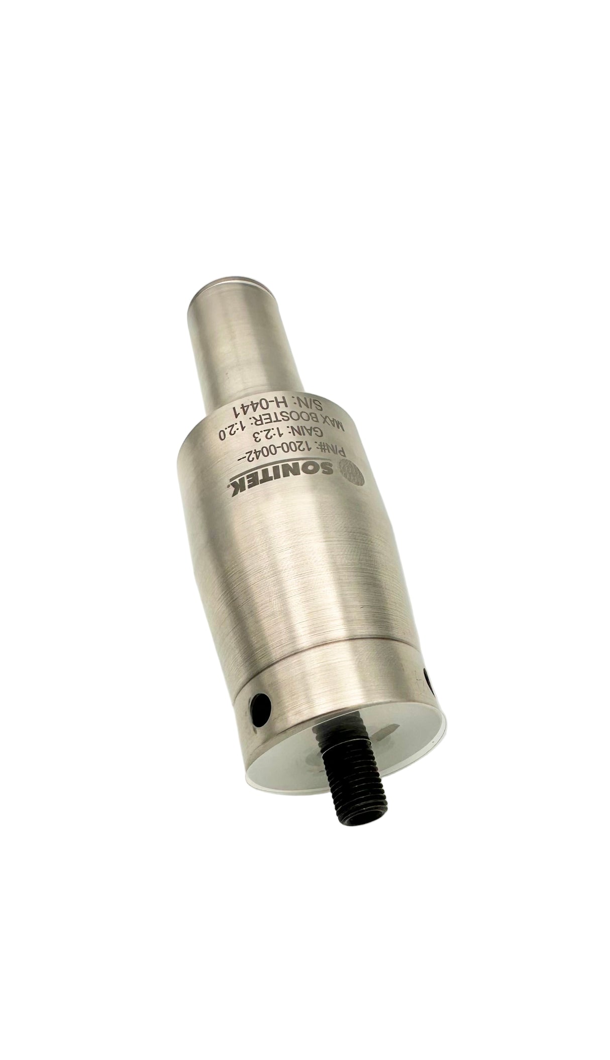 20 kHz Carbide Face Horn With 1.0" Diameter Flat Face