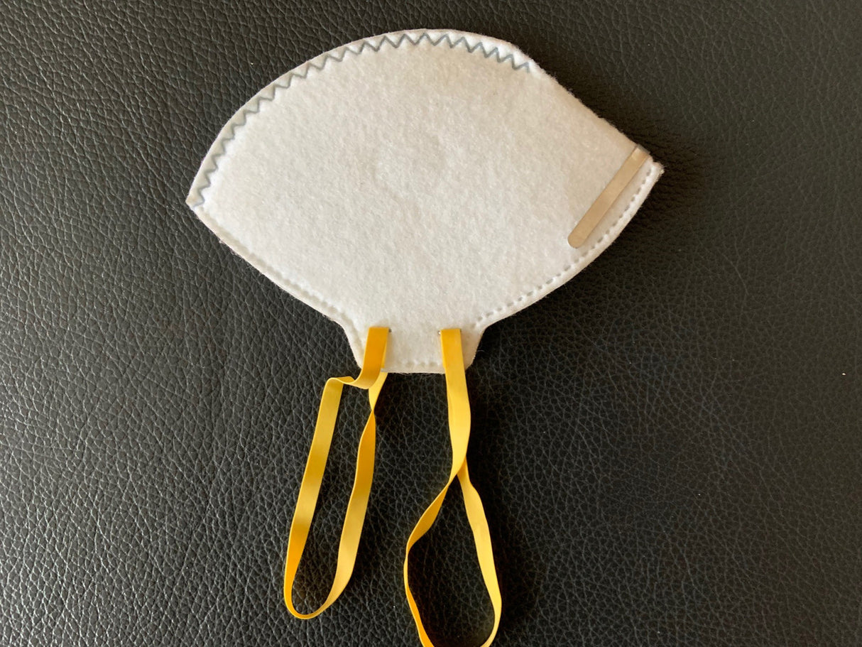 Unión, sellado y corte de materiales de tela no tejida (p. ej., mascarillas quirúrgicas N95 con protectores)