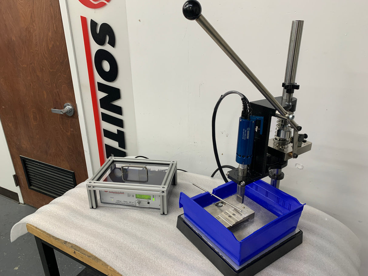 Arbor press ultrasonic mineral wire stripping machine