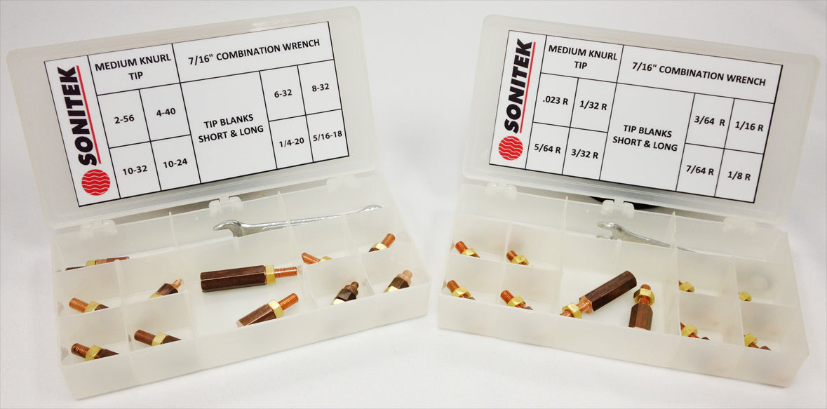 Tip Kit Example Thermal Tip Kits for Staking & Insertion – Sonitek Corporation