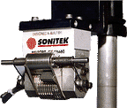 Model 50P: 10 character numbering head with built-in heater and thermocouple. Wheels are indexed manually with a supplied spanner wrench. This system is ideal for applications requiring fast "on-the-fly" numbering changes
